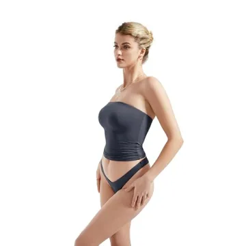 SUUKSESS Women Sexy Tube Top Summer Y2K Double Lined