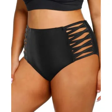 Stylish Holipick High Waisted Bikini Bottoms for Women