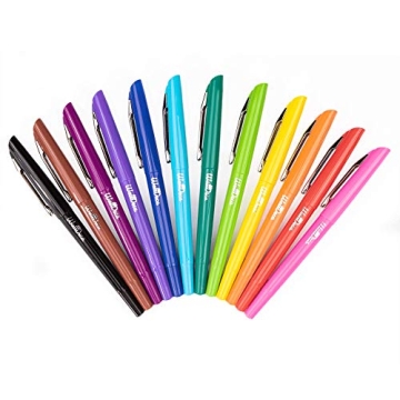 WallDeca Felt Tip Pens - Vibrant Colors for All Ages