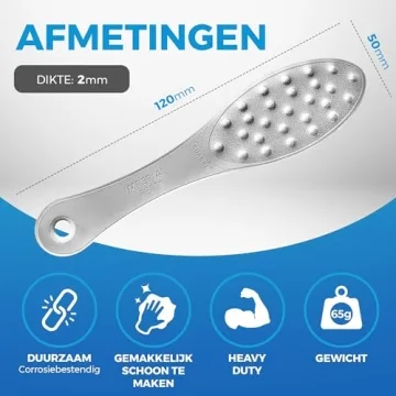 Stainless Steel Foot Scraper for Smooth Feet and Callus Removal