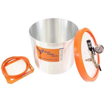 Best Value Vacs GV5GA Aluminum Vacuum Chamber, 5 gal