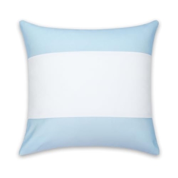 Hofdeco 20" Water-Repellent Baby Blue Pillow Cover