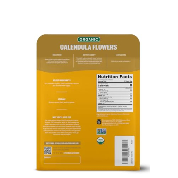 FGO Organic Calendula Flowers - 4oz of Pure Goodness