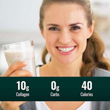 Natural Force Organic Clean Collagen Peptides Powder - USDA Certified Organic & Non-GMO, Keto & Paleo Certified - Hydrolyzed Type I & III Protein Powder with Essential Amino Acids – Unflavored, 32oz