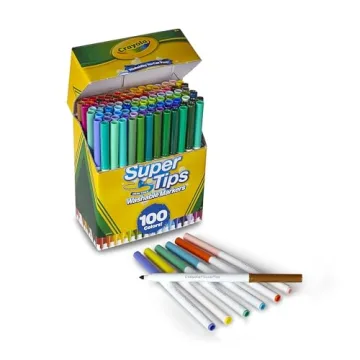 Crayola Super Tips Marker Set 100ct for Kids & Adults