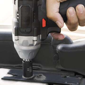 NEIKO 3/8” Drive Metric Impact Socket Set - 26 Pieces