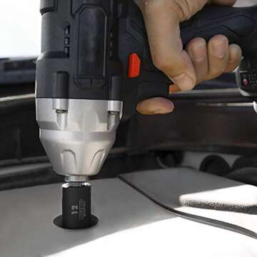 NEIKO 3/8” Drive Metric Impact Socket Set - 26 Pieces