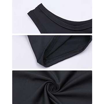 Amilia Sexy Sleeveless Sports Jumpsuit Bodysuit for Women