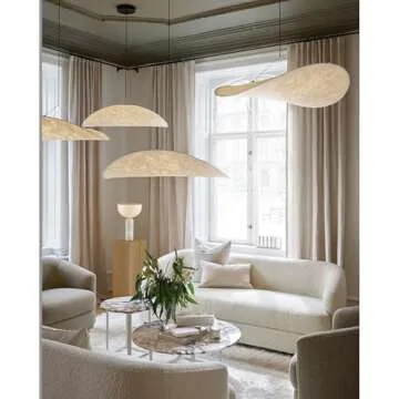 Brikey 20Inch LED Pendant Light for Home Decor