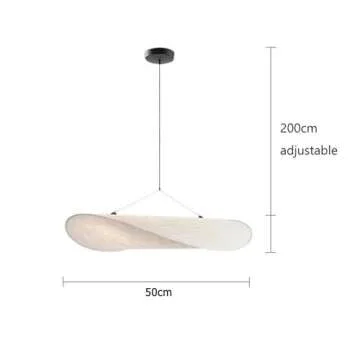 Brikey 20Inch LED Pendant Light for Home Decor