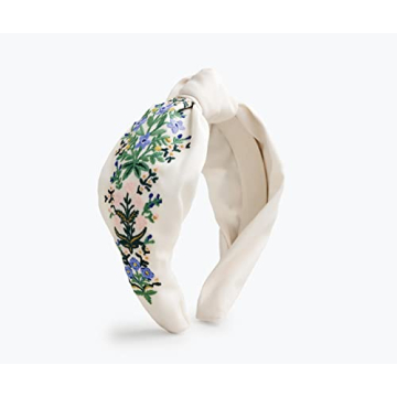 Lottie Embroidered Headband: Floral Style for Everyone