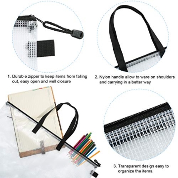 Outus 3 Pack Art Portfolio Bags for Posters and Projects