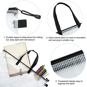 Outus 3 Pack Art Portfolio Bags for Posters and Projects