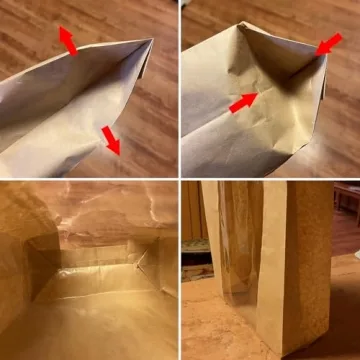 Kraft Bread Bags 100 Pack with Clear Window and Tabs