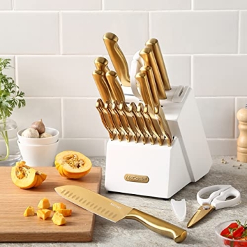 McCook® Golden Titanium Stainless Steel Knife Set