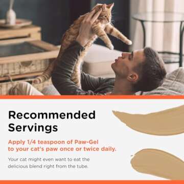Nutri-Vet Hairball Paw Gel for Cats, Salmon Flavor