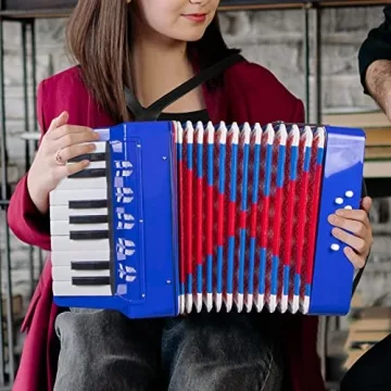 LOTKEY 17 Keys Beginner Accordion for Kids Music Learning