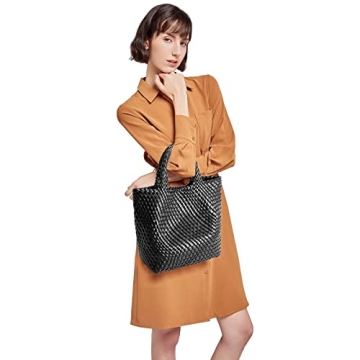 Stylish Vegan Leather Tote for Women - Chic & Eco-Friendly