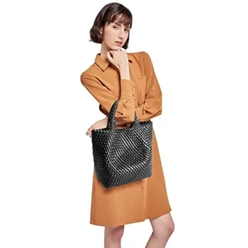 Stylish Vegan Leather Tote for Women - Chic & Eco-Friendly