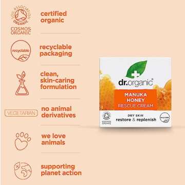 Dr. Organic Manuka Honey Rescue Cream for Dry Skin
