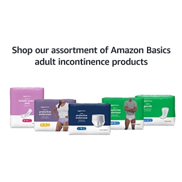 Amazon Basics Women’s Protective Underwear, Maximum Absorbency, 60 Count