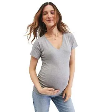 Comfortable Maternity Tee for Stylish Moms - 3 Pack
