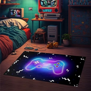 Gaming Rug for Boys Room-Gaming Carpet Gaming Carpet for Game Room Gaming Decor for Boys Room Gaming...