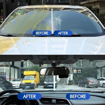 Louisx Glass Cleaning Board & Brush Set - Windshield Care