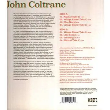John Coltrane Blue World Vinyl LP - Unique Jazz Soundtrack