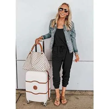 PRETTYGARDEN Tank Jumpsuits - Comfortable Summer Romper