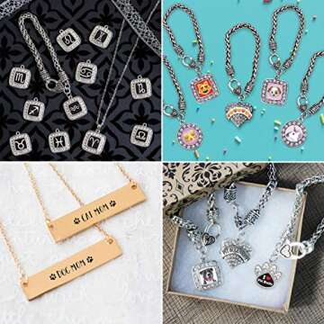 Inspired Silver - Fibromyalgia Awareness - Silver Braided Bracelet for Women - Square Charm Bracelet Jewelry Gift with Cubic Zirconia - Women's Charm Bracelet with Lobster Claw Clasp