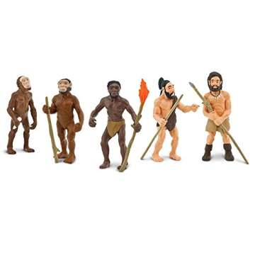 Safari Ltd. Evolution of Man Set - Detailed Educational Human Evolution Toy Figurines - Realistic Hu...