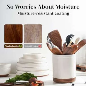DOWAN 360° Rotating Utensil Holder - Elegant Kitchen Organizer