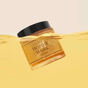 I'm from Honey Mask 1.01 Fl Oz, Wash Off Face Mask, 38.7% Korean Honey, Deep Moisturization for 48 hours, Nourishment, Clear Complexion for Dry, Combination Skin