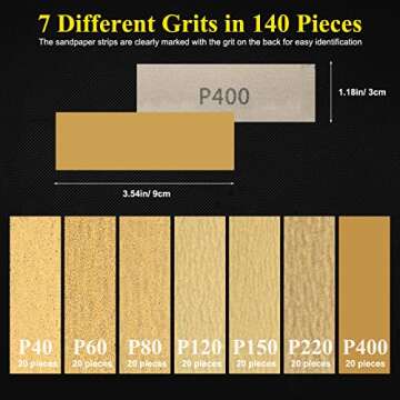 Precision Micro Detail Sander Kit for Small Projects