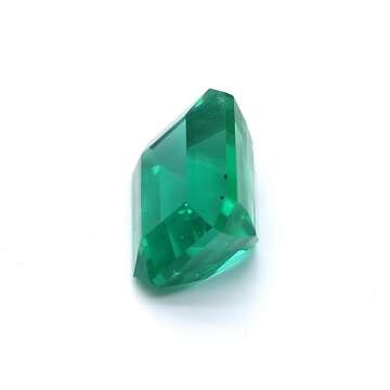 3.43 Carat Loose Natural Emerald, Green Color, EM Shape, ICA Certified (13081901343049), Real Emerald, Natural Stones For Jewelry Making, Loose Gemstones, Precious Stones, Gift For Her Fine Jewelry