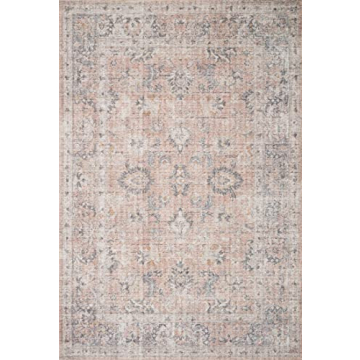 Elegant Loloi II Skye Area Rug in Blush Grey