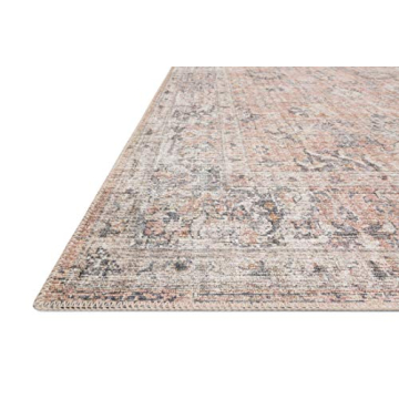 Elegant Loloi II Skye Area Rug in Blush Grey