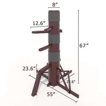 MR Wing Chun Dummy - Authentic Wooden Training Tool for Martial Arts