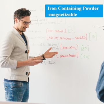 Qiytecno Magnetic Whiteboard Sticker for Home and Classroom