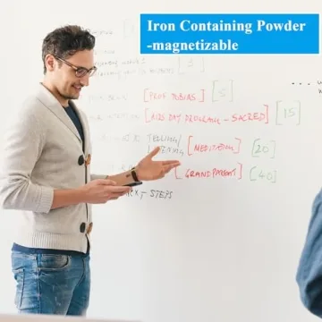 Qiytecno Magnetic Whiteboard Sticker for Home and Classroom