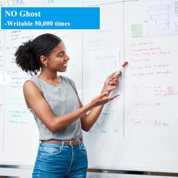 Qiytecno Magnetic Whiteboard Sticker for Home and Classroom