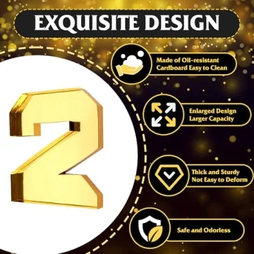 2025 Graduation Decorations Fillable Number Trays