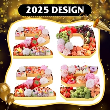 2025 Graduation Decorations Fillable Number Trays