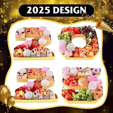 2025 Graduation Decorations Fillable Number Trays