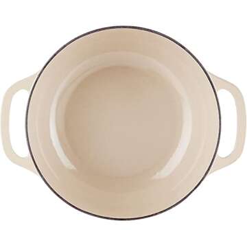 Lodge 3 Quart Enameled Cast Iron Dutch Oven with Lid