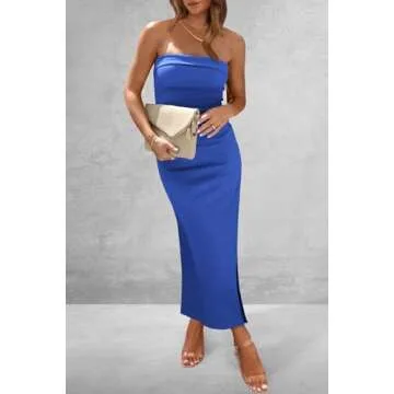 Pretty Garden Women's Maxi Tube Dress in Stylish Colors