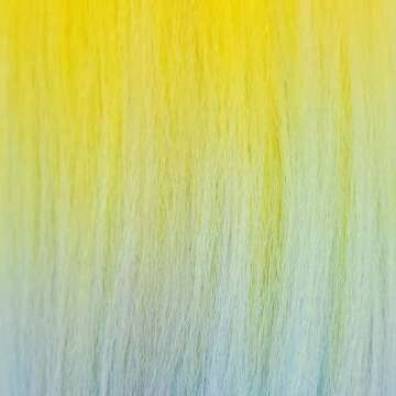 Rainbow Pre-Stretched Braiding Hair for Vibrant Styles