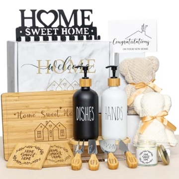 House Warming Gifts New Home, Housewarming Gift Baskets for Couples, Homeowners, Clients, Women, Rea...