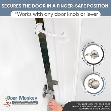Upgraded Door Monkey - Child Proof Lock for Easy Safety